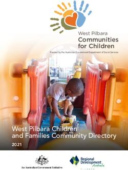 West Pilbara Children and Families Community Directory 2021 - Communities for Children - RDA Pilbara