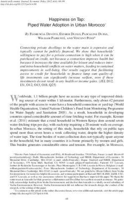 Happiness on Tap: Piped Water Adoption in Urban Morocco