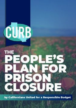 PLAN FOR PRISON CLOSURE - THEPEOPLE'S - by Californians United for a Responsible Budget - Californians United for ...