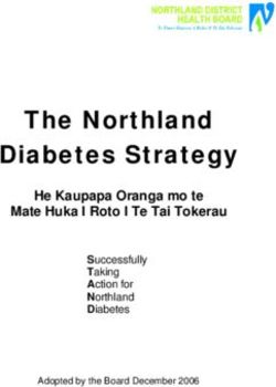 The Northland Diabetes Strategy - He Kaupapa Oranga mo te Mate Huka I Roto I Te Tai Tokerau