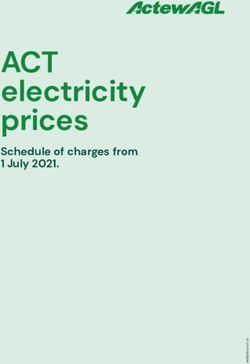 ACT electricity prices - Schedule of charges from 1 July 2021 - ActewAGL