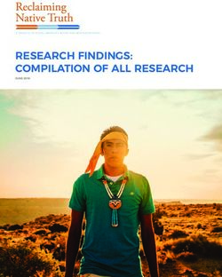 RESEARCH FINDINGS: COMPILATION OF ALL RESEARCH - Reclaiming Native Truth