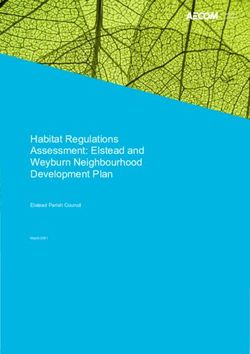 Habitat Regulations Assessment: Elstead and Weyburn Neighbourhood Development Plan - Elstead Parish Council