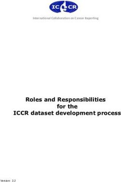 Roles and Responsibilities for the ICCR dataset development process - International Collaboration on Cancer Reporting