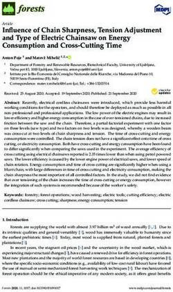 Influence of Chain Sharpness, Tension Adjustment and Type of Electric Chainsaw on Energy Consumption and Cross-Cutting Time - MDPI