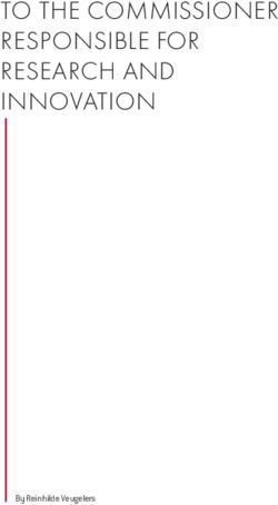 TO THE COMMISSIONER RESPONSIBLE FOR RESEARCH AND INNOVATION - By Reinhilde Veugelers - Bruegel