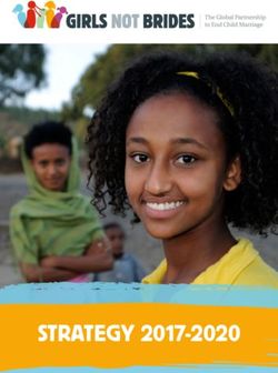 STRATEGY 2017-2020 - Girls Not Brides