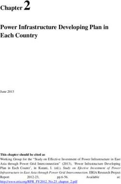 Power Infrastructure Developing Plan in Each Country