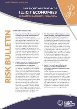 ILLICIT ECONOMIES CIVIL SOCIETY OBSERVATORY OF - Global Initiative against Transnational ...