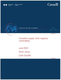 Canadian supply chain logistics vulnerability June 2021 Kevin Jiang Colin Scarffe