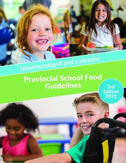 Provincial School Food - Newfoundland and Labrador Guidelines - Government of ...