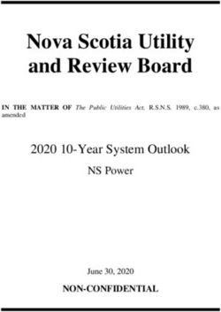 Nova Scotia Utility and Review Board - 2020 10-Year System Outlook NS Power - Nova Scotia Power