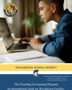 Our Teaching & Learning Program - WISSAHICKON SCHOOL DISTRICT An Informational Guide for Wissahickon Families