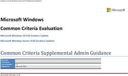 Microsoft Windows Common Criteria Evaluation - NIAP
