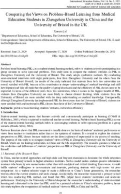 Comparing the Views on Problem-Based Learning from Medical Education Students in Zhengzhou University in China and the University of Bristol in the UK