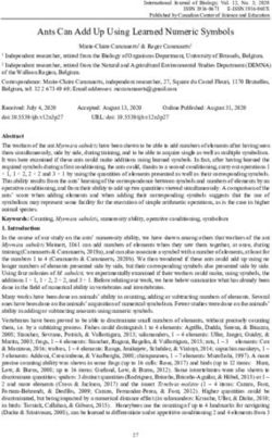 Ants Can Add Up Using Learned Numeric Symbols