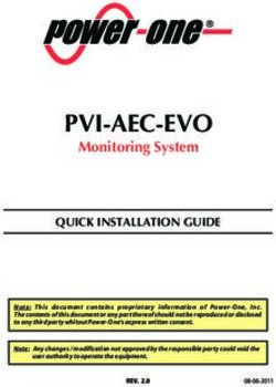 PVI-AEC-EVO Monitoring System - QUICK INSTALLATION GUIDE - germansolar