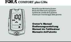 COMFORT plus G30a Owner's Manual Bedienungsanleitung Manuel de l'utilisateur Manuale dell'utente - ForaCare Suisse AG