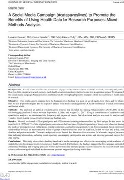 A Social Media Campaign (#datasaveslives) to Promote the Benefits of Using Health Data for Research Purposes: Mixed Methods Analysis - XSL FO