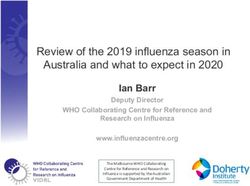 Review of the 2019 influenza season in Australia and what to expect in 2020