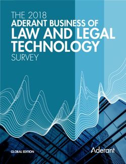 LAW AND LEGAL TECHNOLOGY - THE 2018 ADERANT BUSINESS OF - GLOBAL EDITION