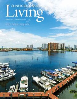 News events programs - SPRING 2019 VOLUME 2, ISSUE 2 - City of Sunny Isles Beach