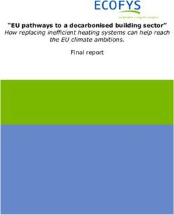 "EU pathways to a decarbonised building sector" - How replacing inefficient heating systems can help reach the EU climate ambitions - BDH