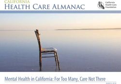 Mental Health in California: For Too Many, Care Not There - MARCH 2018