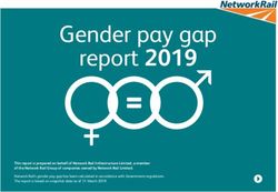 Report 2019 Gender pay gap - Network Rail