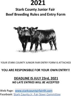 2021 Stark County Junior Fair Beef Breeding Rules and Entry Form
