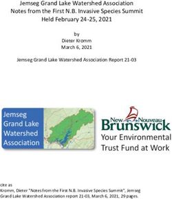 Jemseg Grand Lake Watershed Association Notes From The First N.B ...