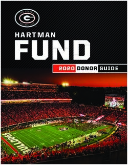 2020 DONOR GUIDE - The Georgia Bulldog Club