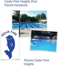 Cedar Park Heights Pool Parent Handbook - Piscine Cedar Park Heights - Cedar Park Pool