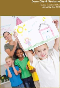 Derry City & Strabane - Housing Investment Plan Annual Update 2018