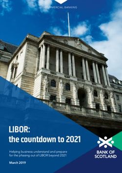 LIBOR: the countdown to 2021 - Helping business understand and prepare for the phasing out of LIBOR beyond 2021 - Bank of Scotland Business