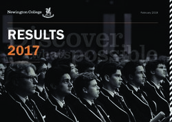 RESULTS 2017 February 2018 - Newington College
