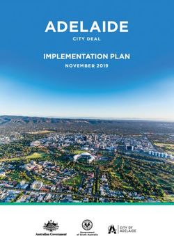 ADELAIDE IMPLEMENTATION PLAN - CIT Y DEAL NOVEMBER 2019 - Department of ...
