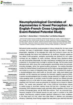 Neurophysiological Correlates of Asymmetries in Vowel Perception: An English-French Cross-Linguistic Event-Related Potential Study