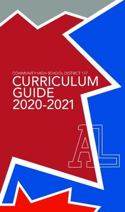 CURRICULUM GUIDE 2020-2021 - Amazon AWS