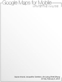 Google Maps for Mobile - COMPETITIVE ANALYSIS - Gaurav Anand, Jacqueline Cerretani, Jim Laing, Beilei Zhang SI 622, February 8, 2008