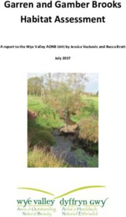 Garren and Gamber Brooks Habitat Assessment - The Wye ...