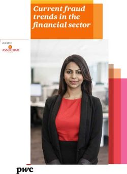 CURRENT FRAUD TRENDS IN THE FINANCIAL SECTOR - PWC
