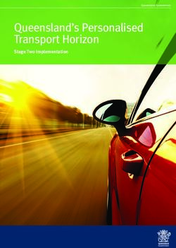 Queensland's Personalised Transport Horizon - Stage Two Implementation - Transport and ...