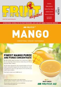 MANGO - FRUIT PROCESSING magazine