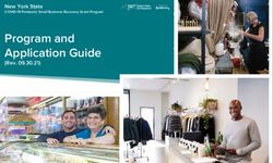 Program and Application Guide - New York State COVID-19 Pandemic Small Business Recovery Grant Program