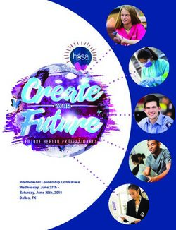 International Leadership Conference Wednesday, June 27th - Saturday, June 30th, 2018 Dallas, TX - HOSA