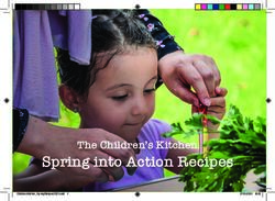 Spring into Action Recipes - The Children's Kitchen feedingbristol.org/thechildrenskitchen