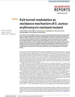 Exit tunnel modulation as resistance mechanism of S. aureus erythromycin resistant mutant