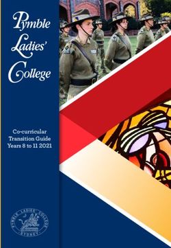 Co-curricular Transition Guide Years 8 to 11 2021 - Pymble ...