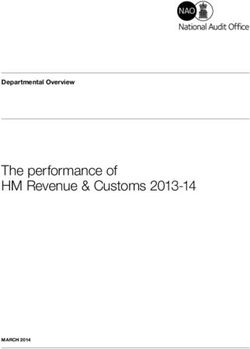 The performance of HM Revenue & Customs 2013-14 - Departmental Overview